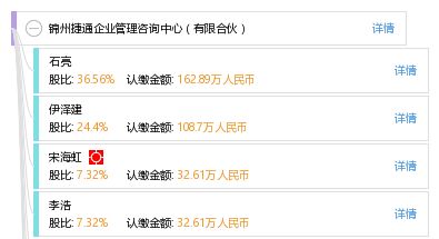 锦州捷通企业管理咨询中心 有限合伙